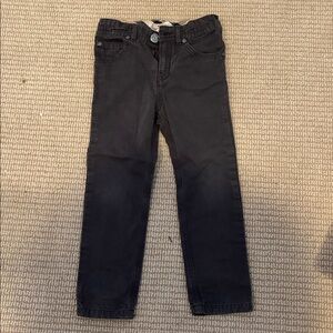 Burberry Gray Denim Jeans with Check Lining